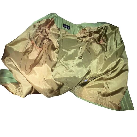 Chad Stevens Womens size18W skirt jacket set padded vent striped USA vintage ￼ - Picture 13 of 13